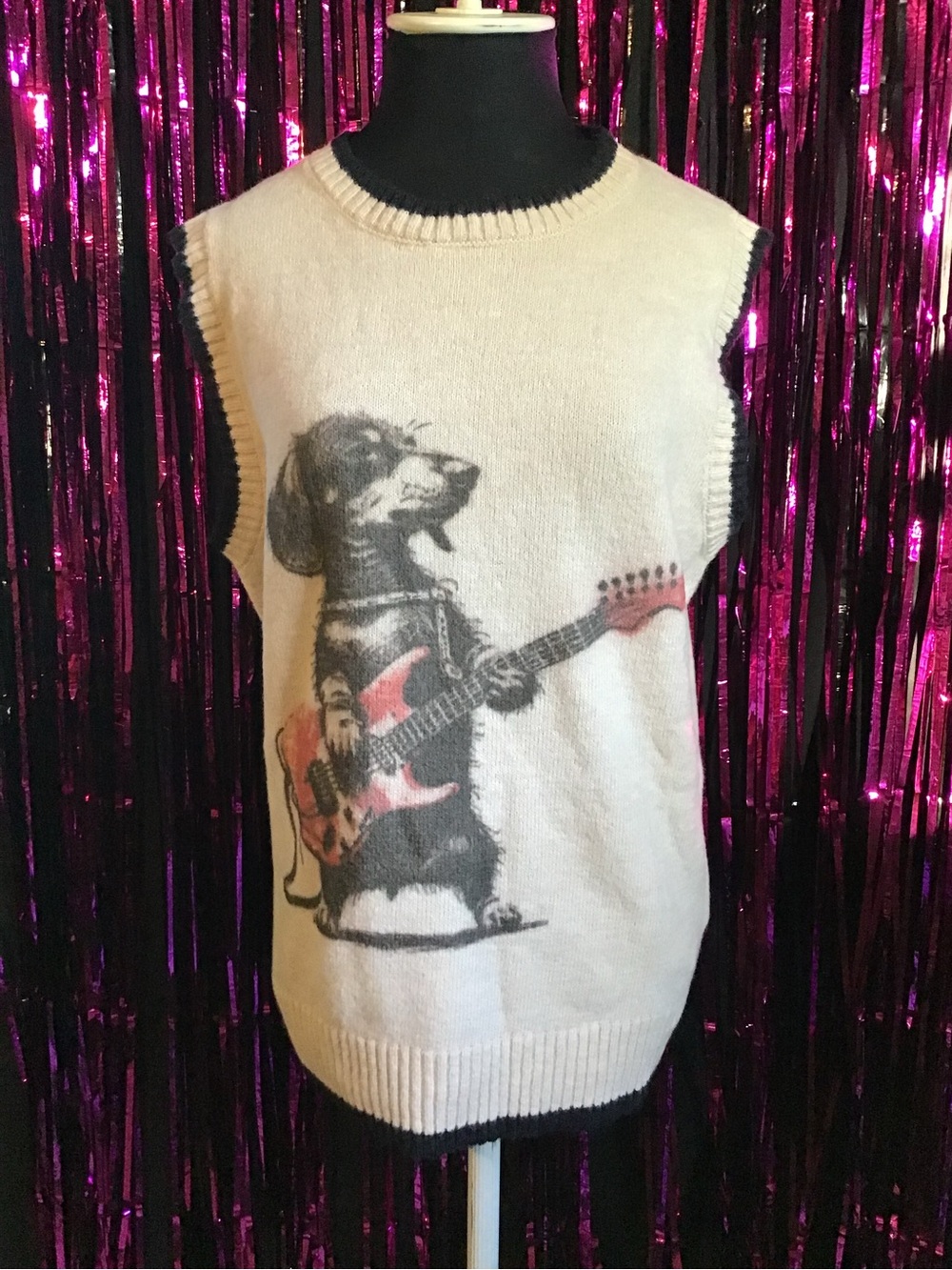 NWOT Rockstar Dog Sweater Vest